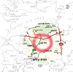 [Map of Kafar Kana]
