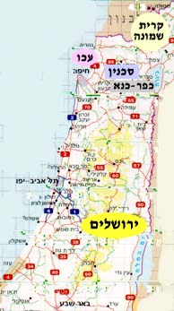 [Map of second league team locations]