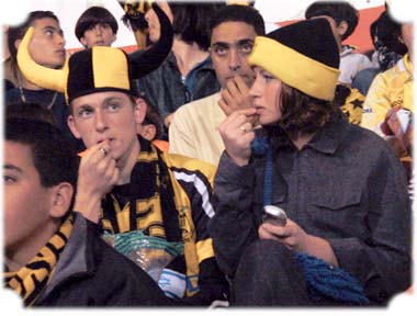 [Beitar fans in Beer Sheva]