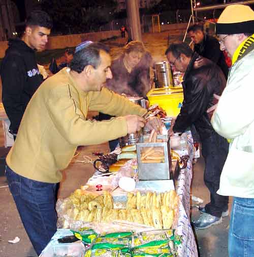 [Ashkelon - best stadium food in Israel]