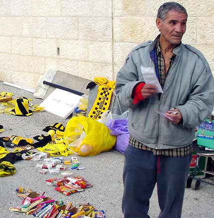 [This man and his family depend on Beitar for their living]